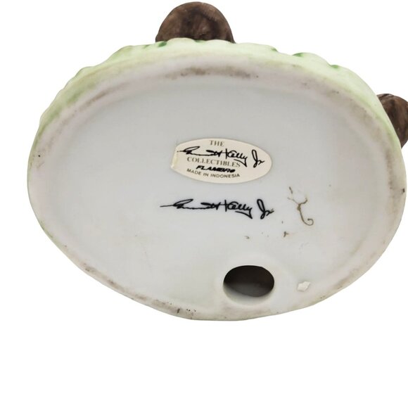 vintage rare flambro signed emmett kelly j "clown" with golf club and squirrell - Picture 5 of 5